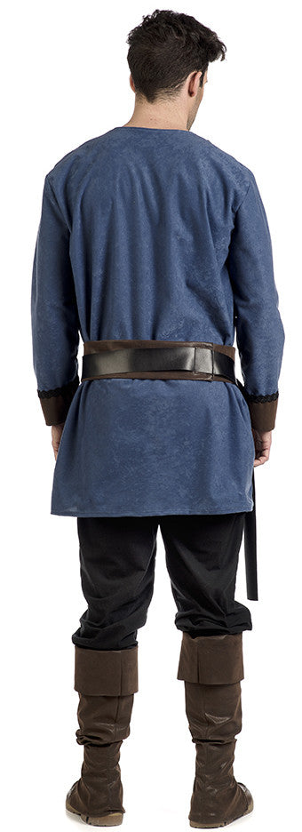 Disfraz de Conde Medieval Azul para Hombre