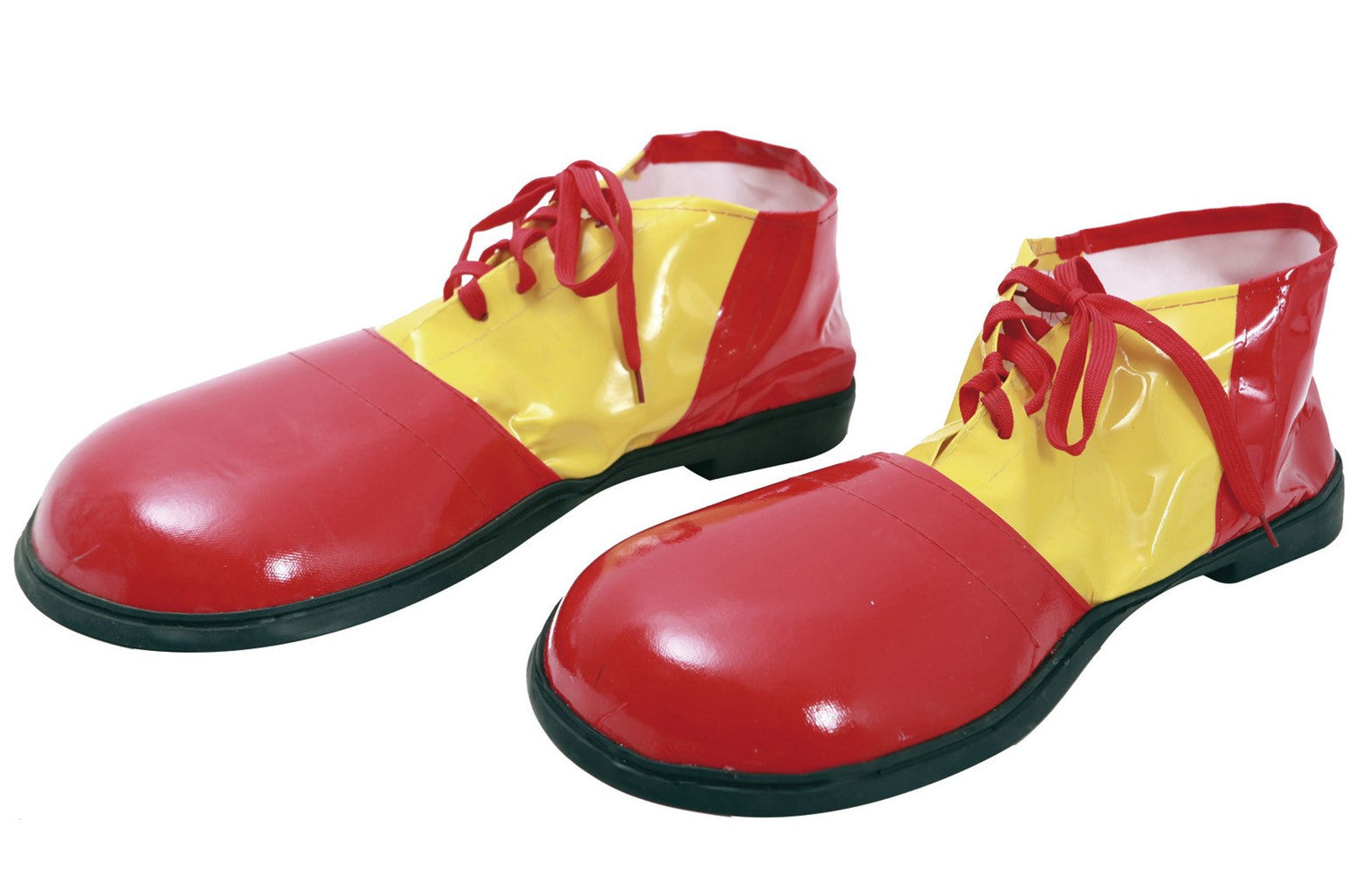 Zapatos de Payaso Amarillos y Rojos para Adulto