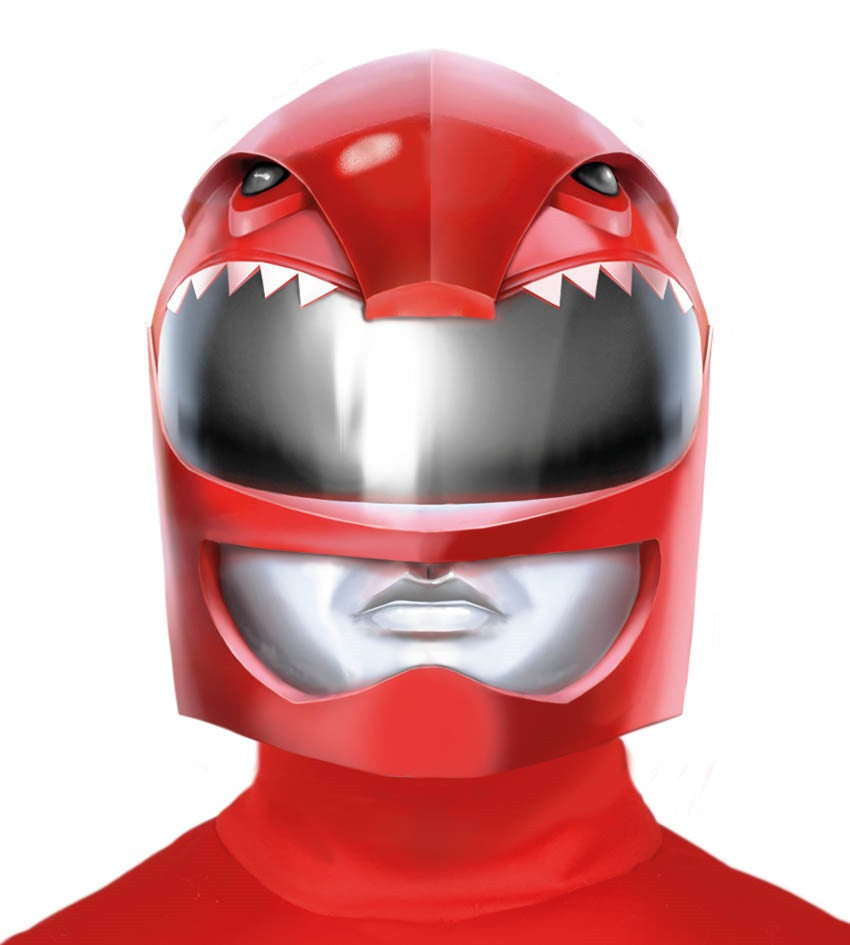 Casco de Power Ranger Rojo