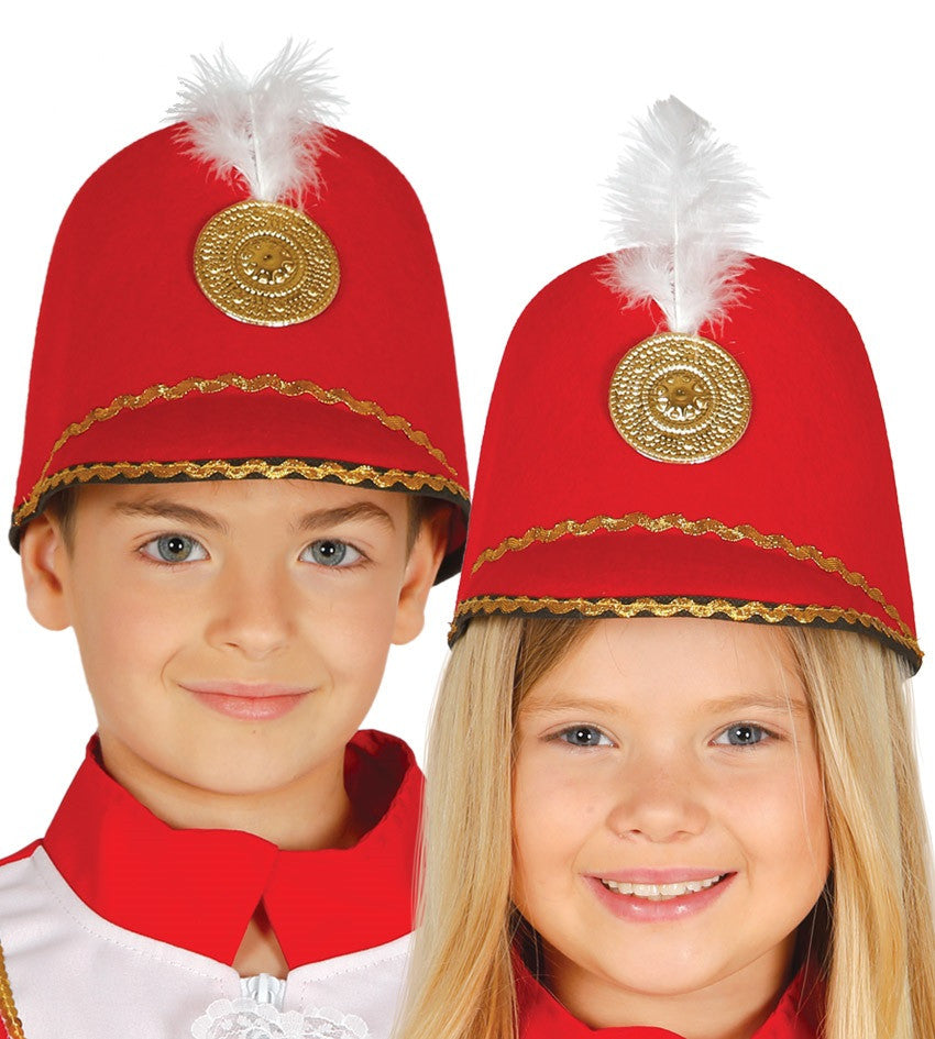 Sombrero de Majorette Rojo Infantil