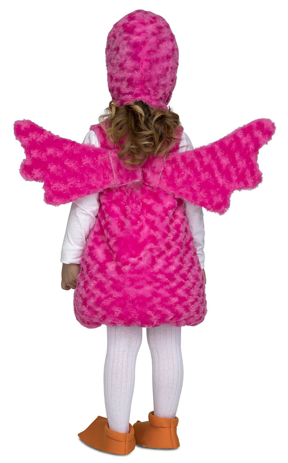 Disfraz de Flamenco Rosa de Peluche para Bebé