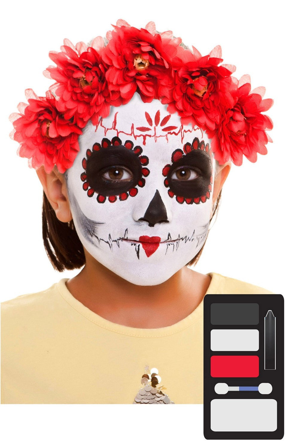 Kit de Maquillaje de Catrina Infantil