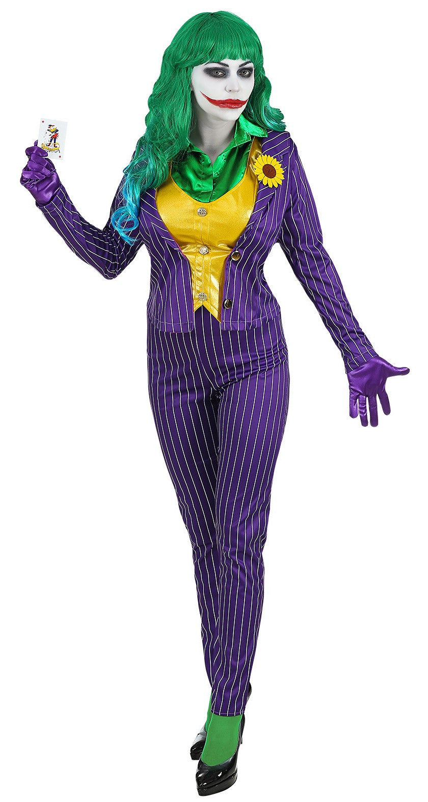 Disfraz de Joker Loca con Traje para Mujer