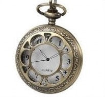 Reloj de Bolsillo Steampunk con Cadena