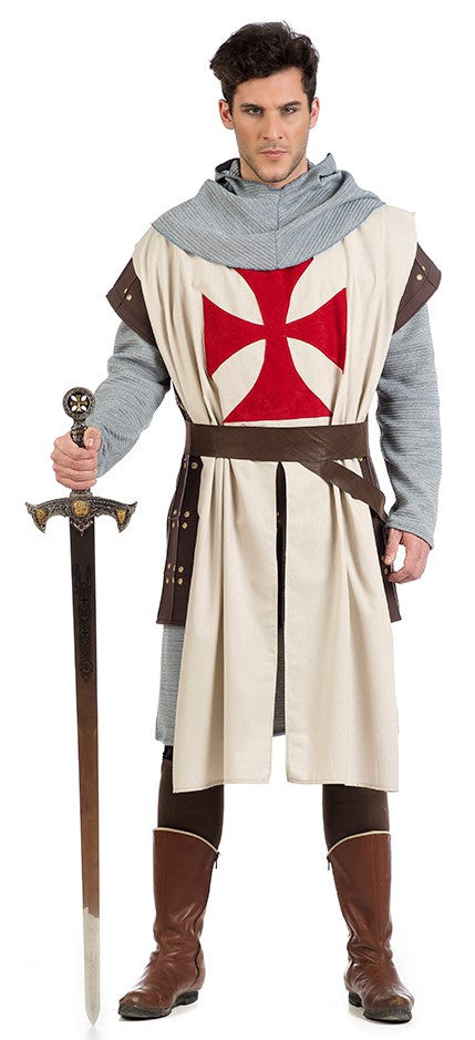 Disfraz de Maestre Templario Medieval para Hombre