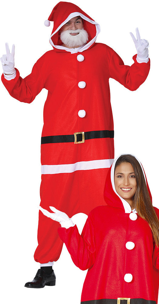 Disfraz de Papá Noel Pijama para Adulto