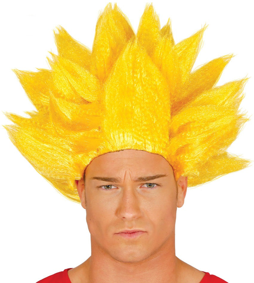 Peluca de Goku Super Saiyan Amarilla