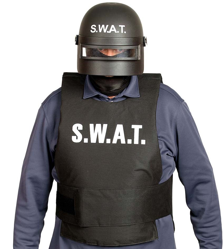 Casco de Policía Antidisturbios SWAT para Adulto