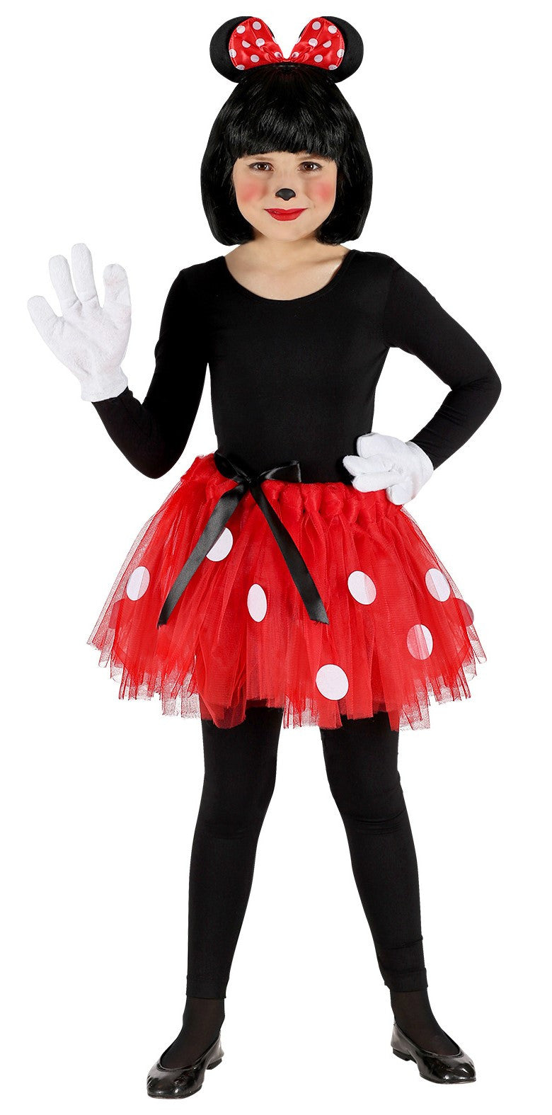 Kit de Disfraz Ratoncita Minnie Mouse Infantil