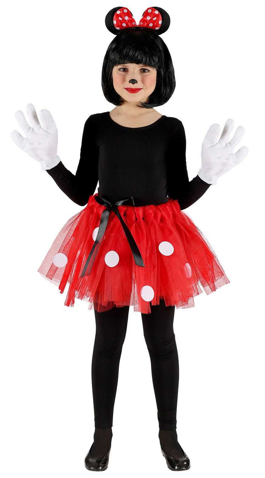 Kit de Disfraz Ratoncita Minnie Mouse Infantil