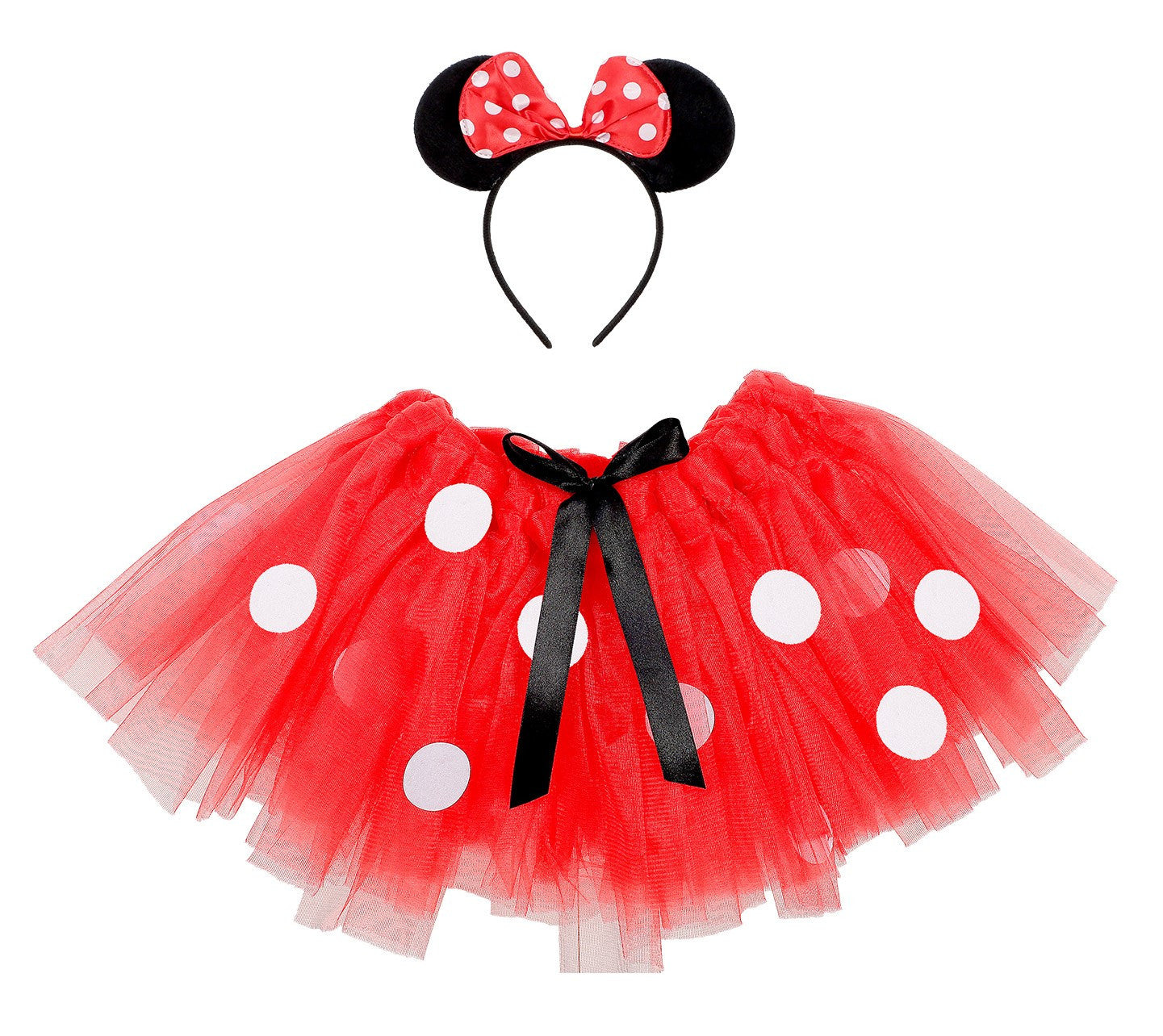 Kit de Disfraz Ratoncita Minnie Mouse Infantil