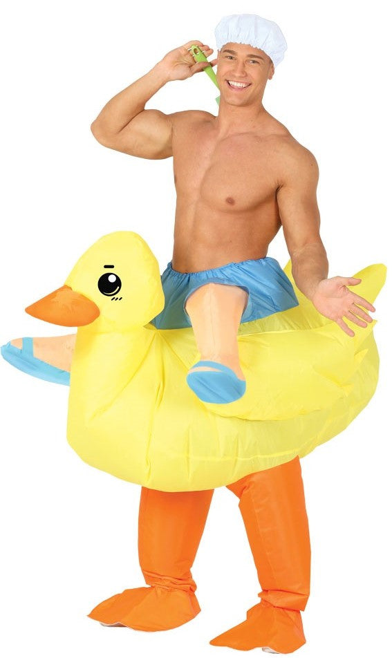 Disfraz a Hombros de Patito Hinchable para Adulto