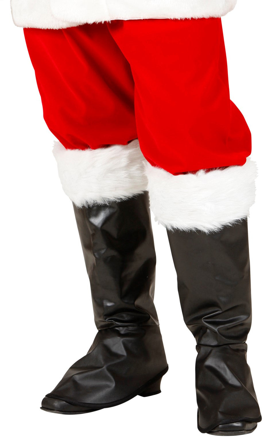 Cubrebotas Negros de Papá Noel