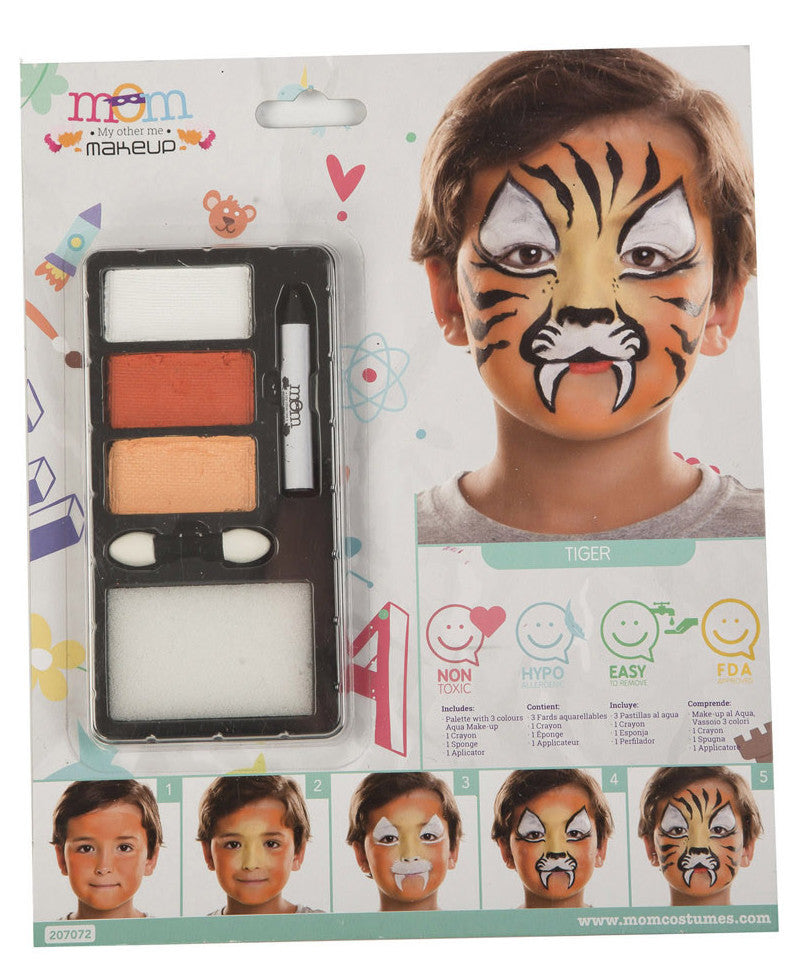 Kit de Maquillaje de Tigre Infantil