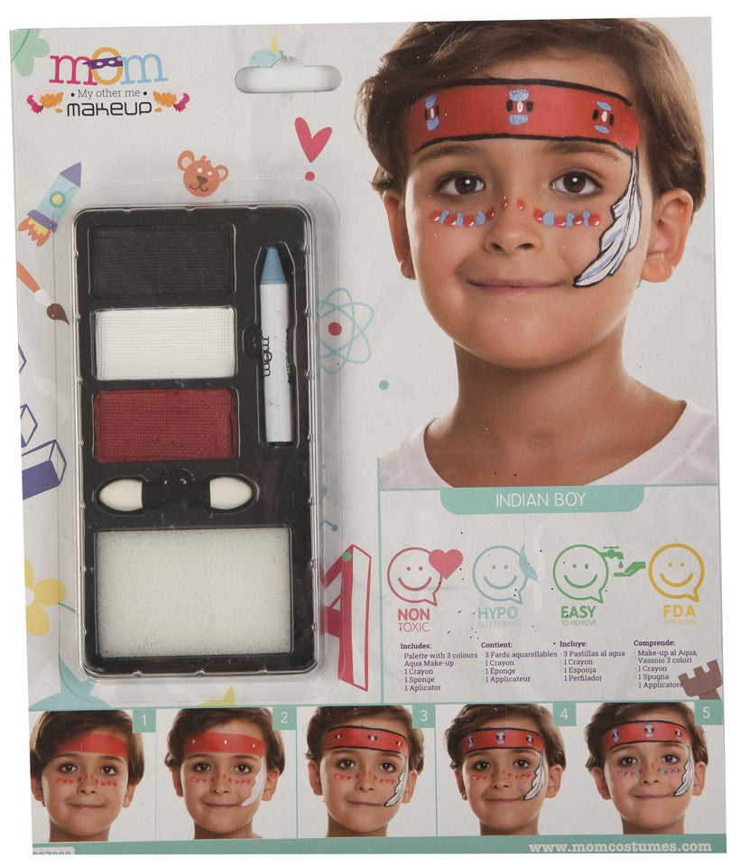 Kit de Maquillaje de Indio Infantil