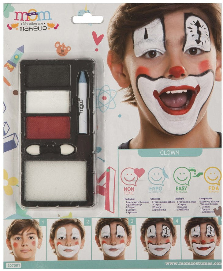 Kit de Maquillaje de Payaso Infantil