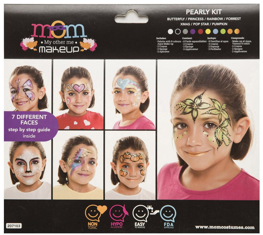 Kit de Maquillaje al Agua Perlado Infantil