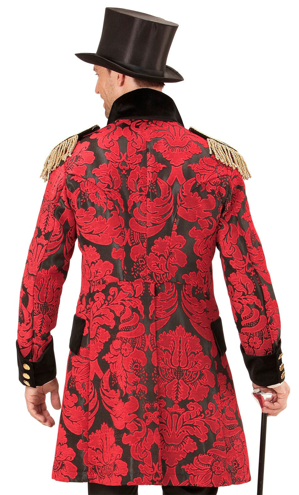 Chaqueta de Época Roja Premium para Adulto