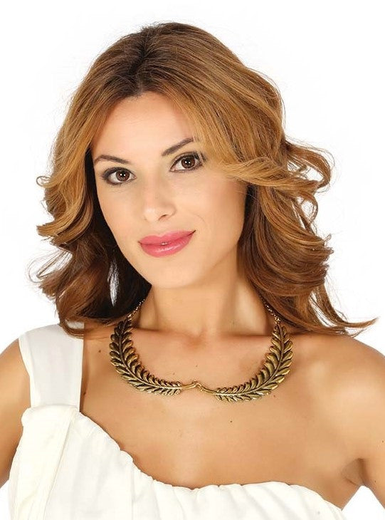 Collar de Romana con Laureles Dorados