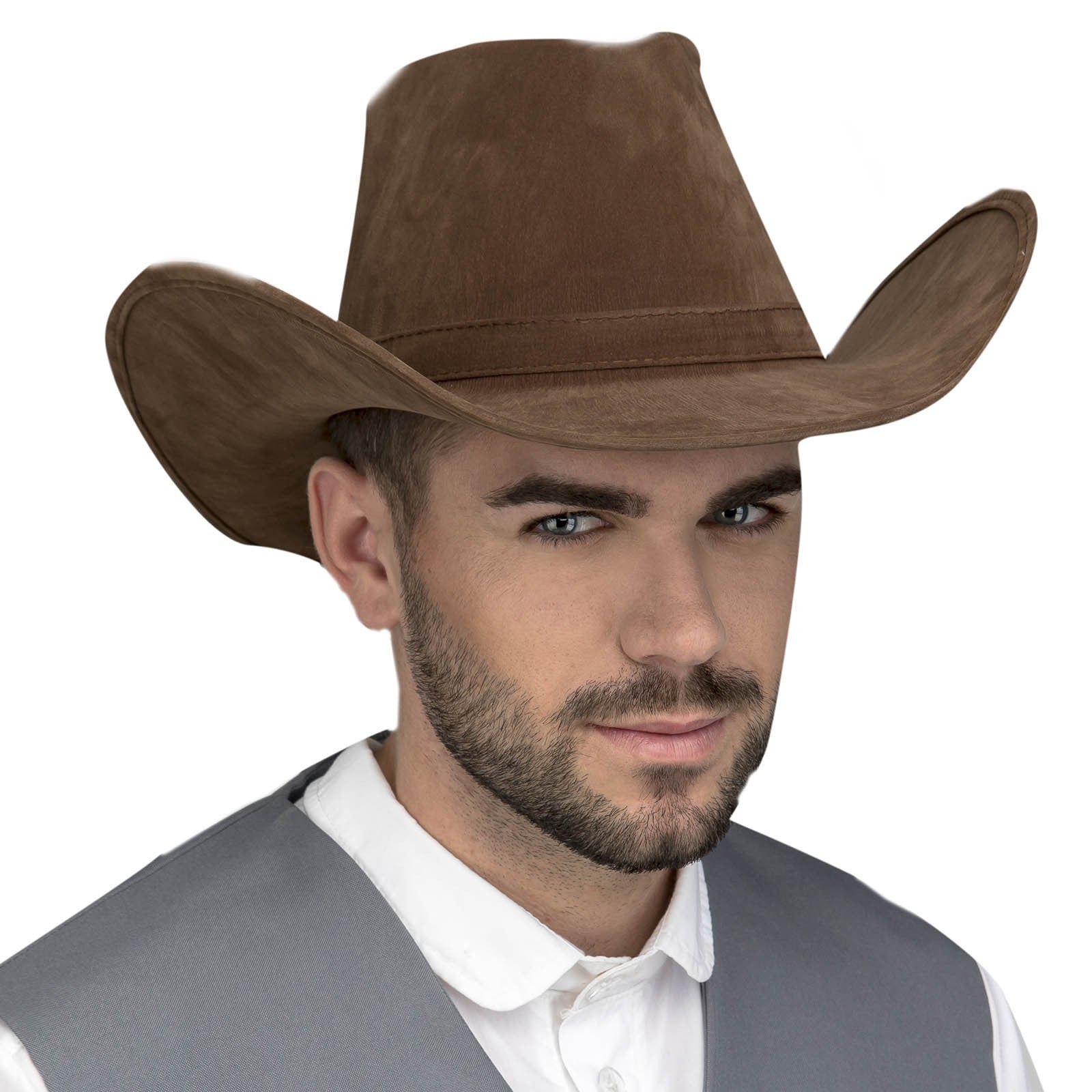 Sombrero de Vaquero Flocado Premium