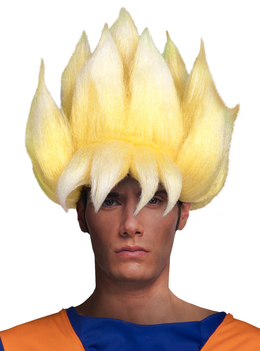 Peluca de Goku Saiyan Dragon Ball para Adulto