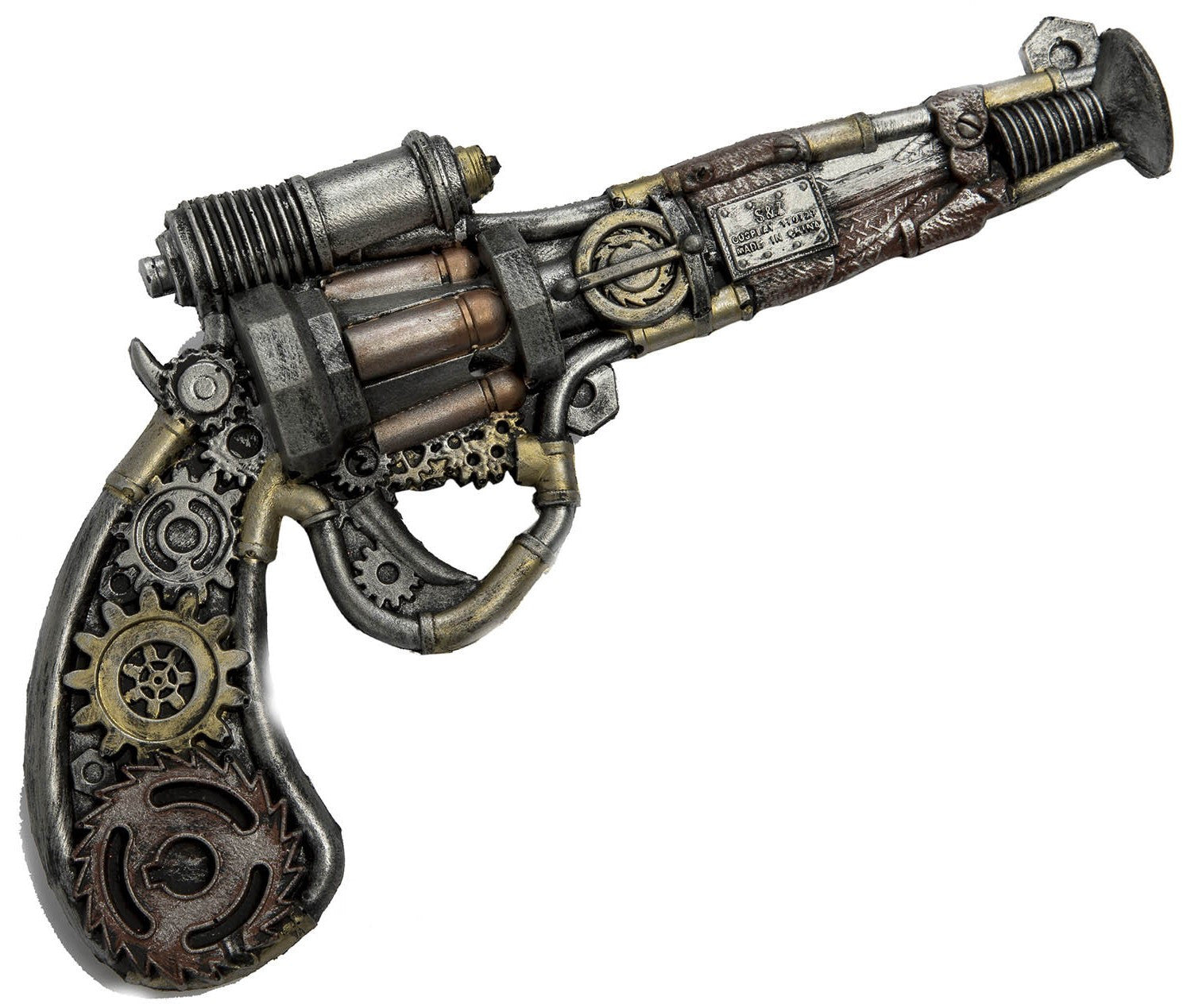 Pistola Steampunk con Engranajes