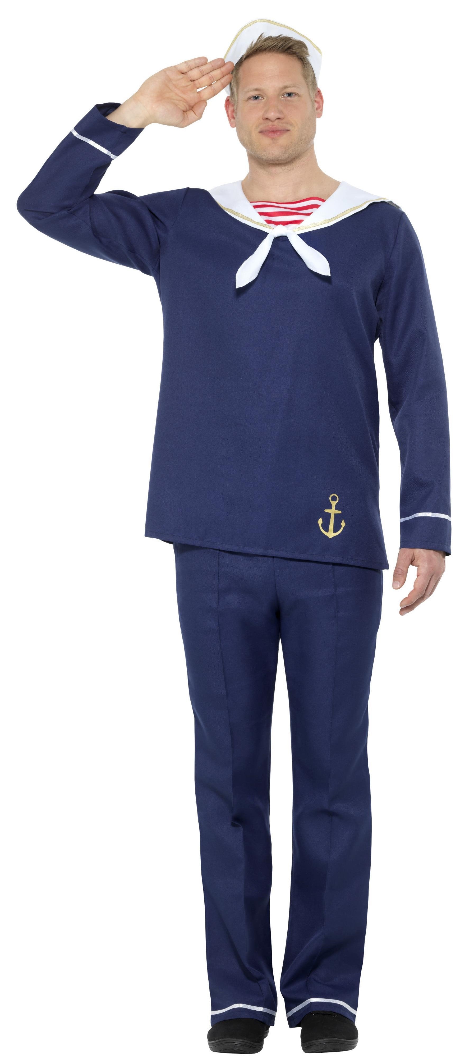 Disfraz de Marinero Azul para Hombre