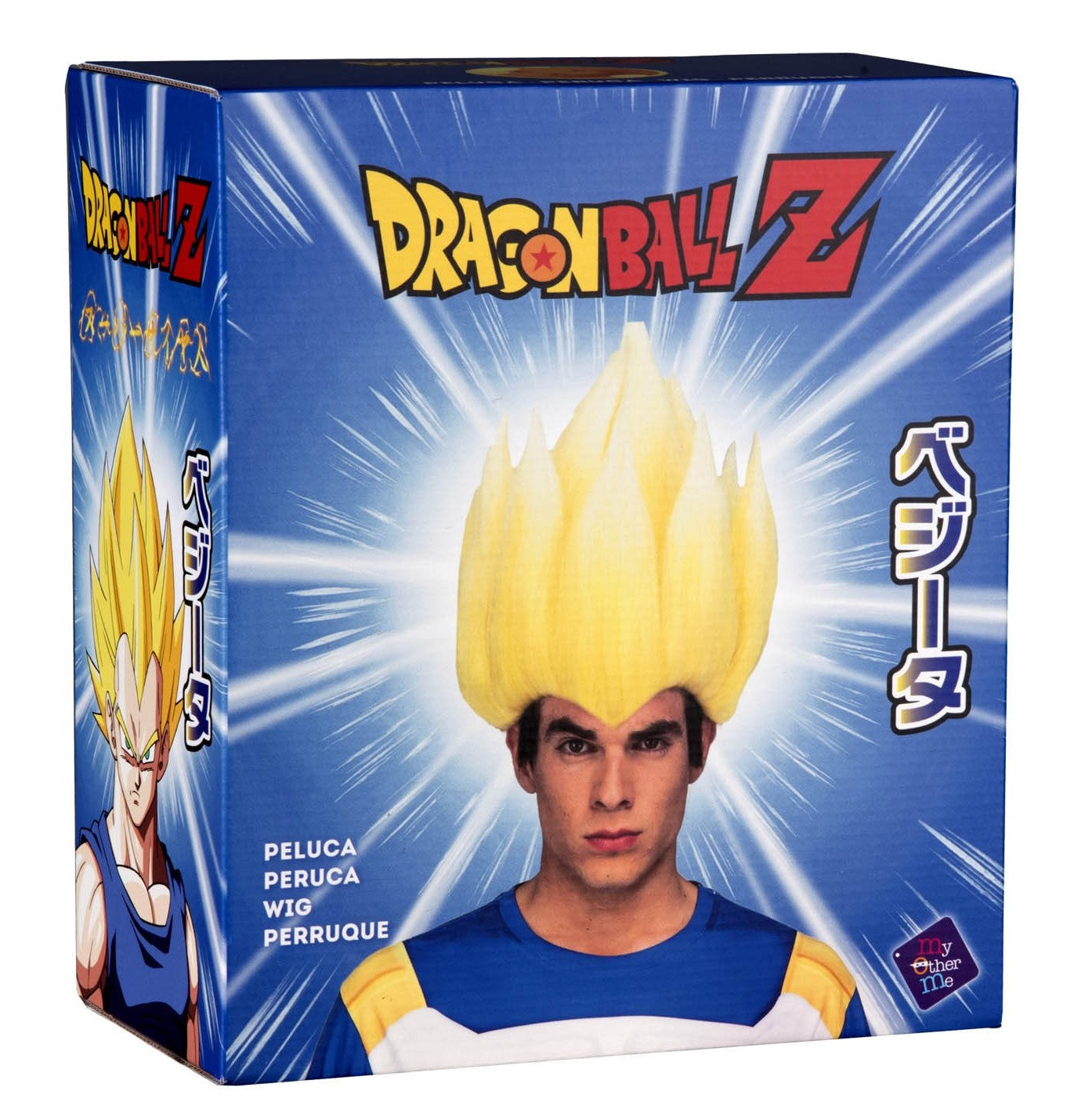 Peluca de Vegeta Saiyan Dragon Ball para Adulto