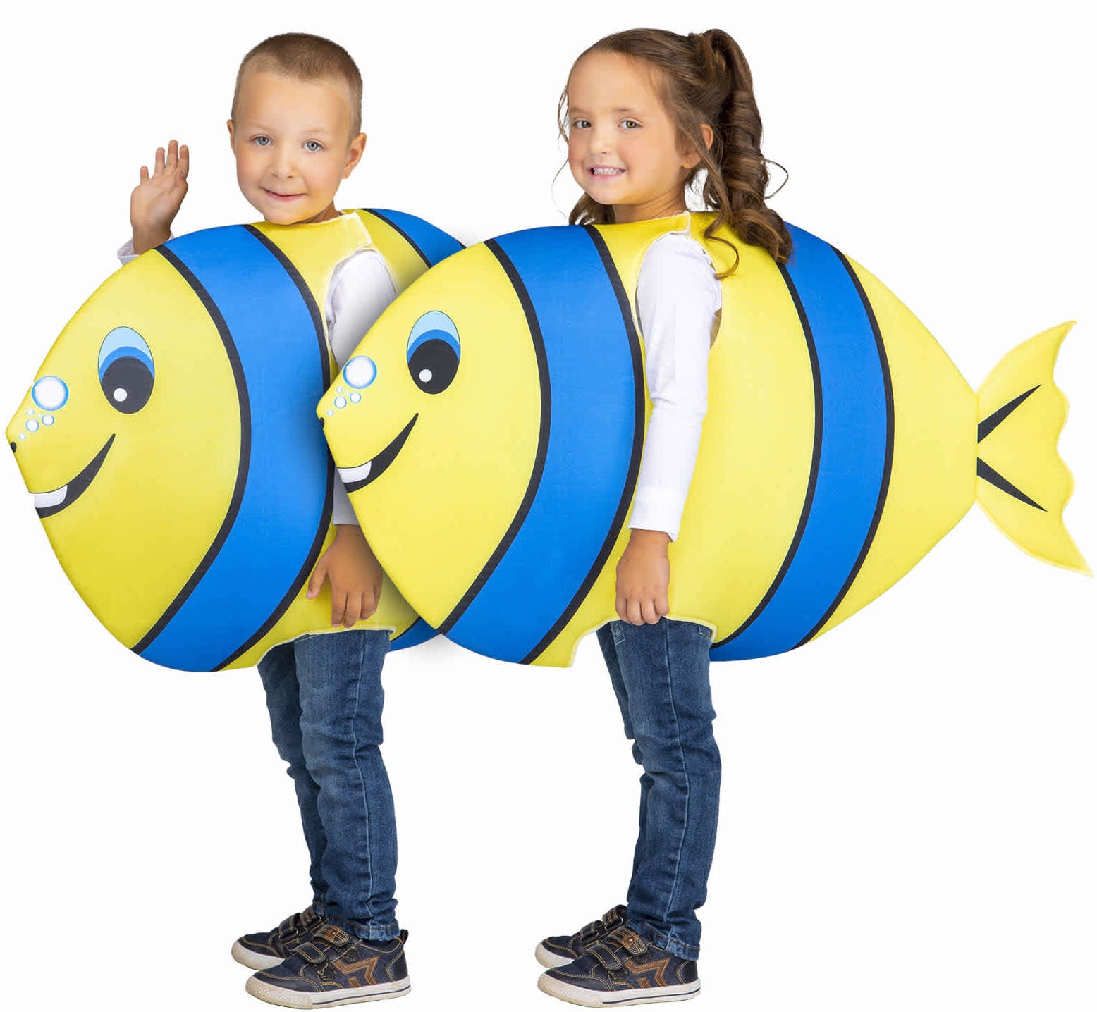 Disfraz de Pez Amarillo y Azul Infantil