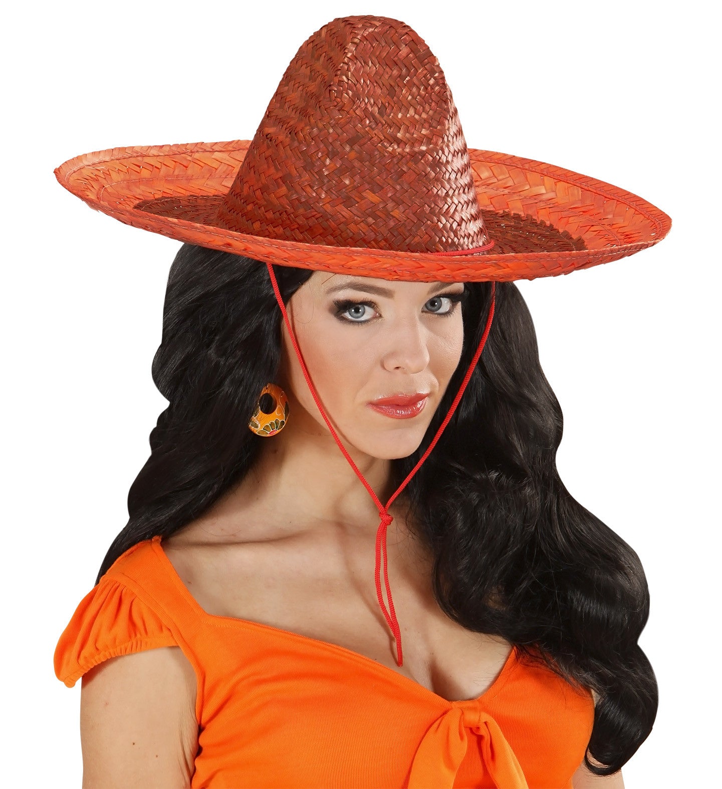 Sombrero de Paja Naranja