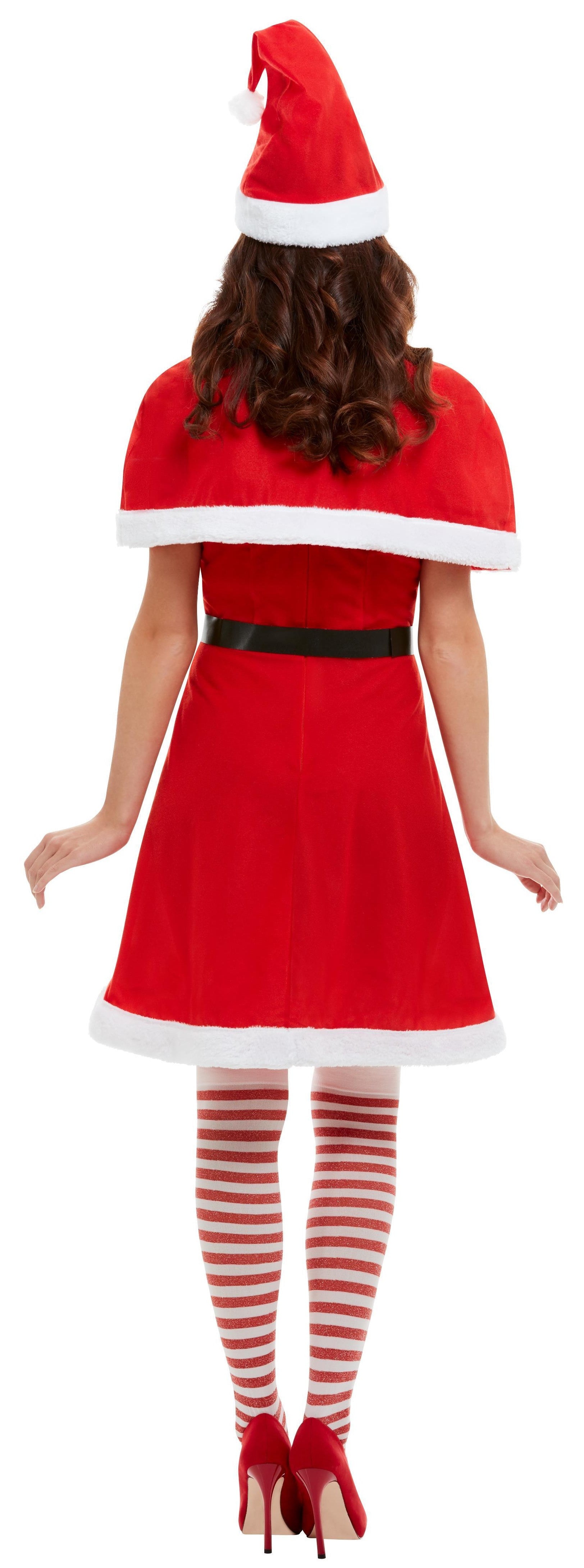 Disfraz de Mamá Noel con Vestido y Capa para Mujer