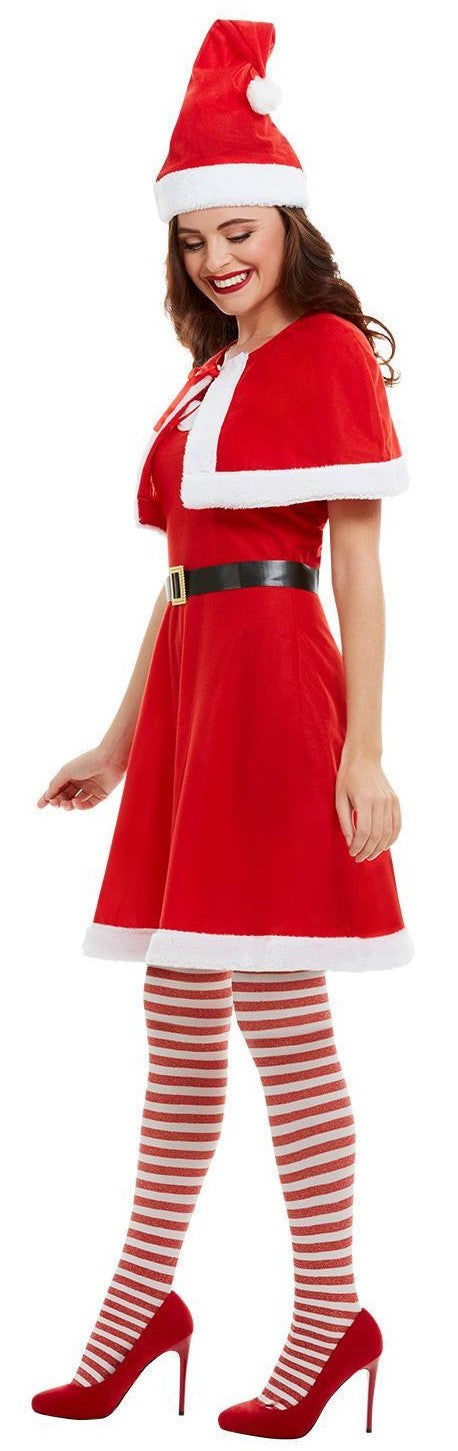 Disfraz de Mamá Noel con Vestido y Capa para Mujer