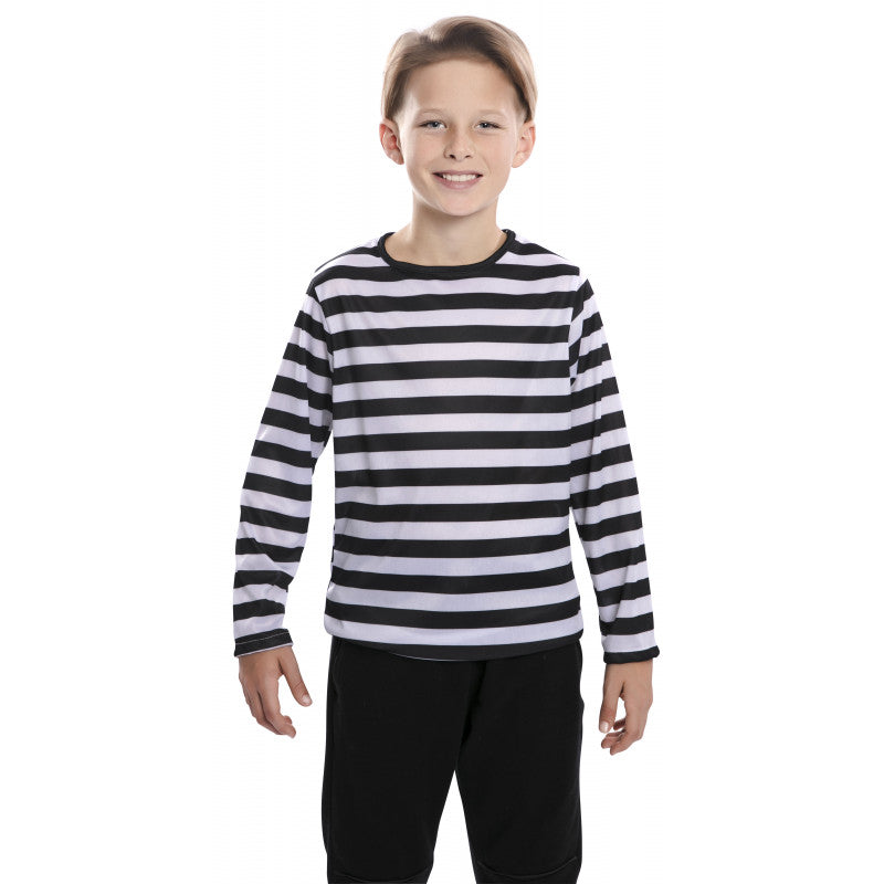 Camiseta de Rayas Negras y Blancas Infantil Comprar Online