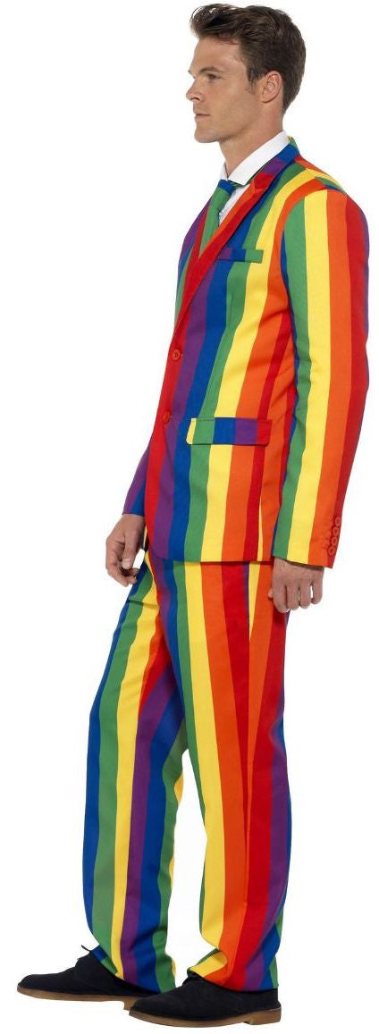 Traje de Rayas Multicolor para Hombre