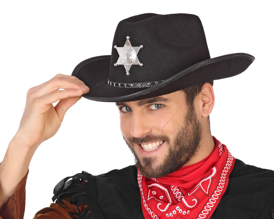 Sombrero Negro de Sheriff