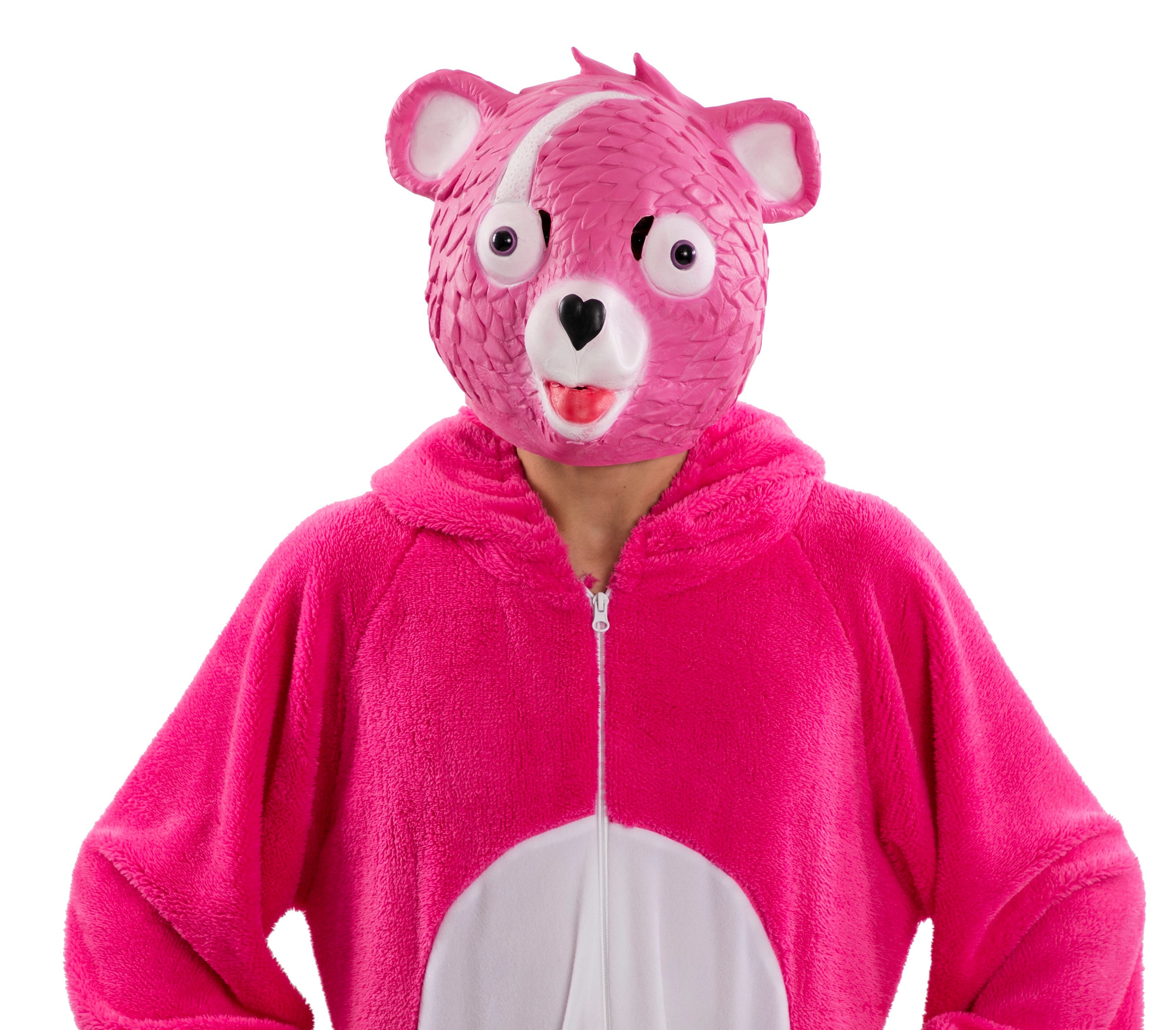 Máscara de Oso Rosa Fortnite