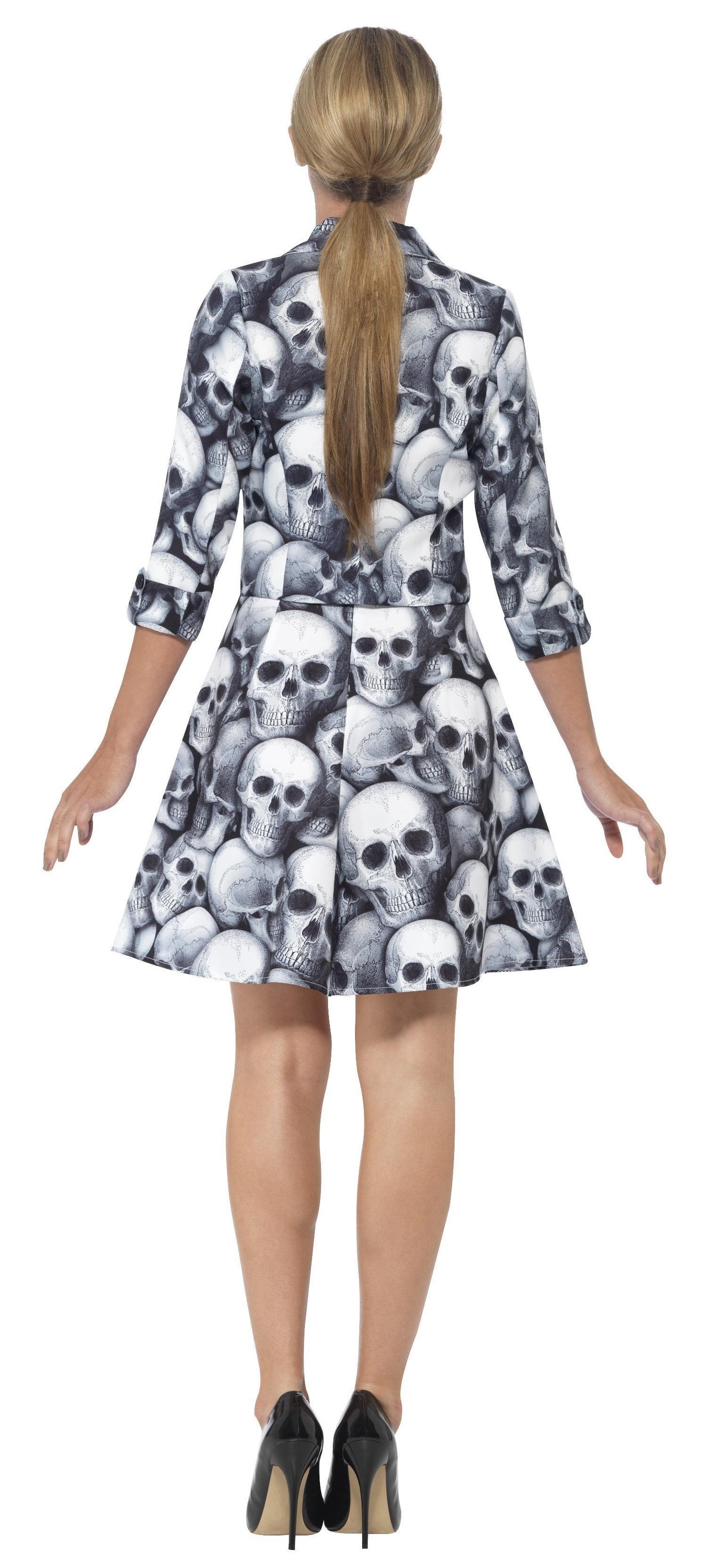 Vestido de Calaveras con Chaqueta para Mujer