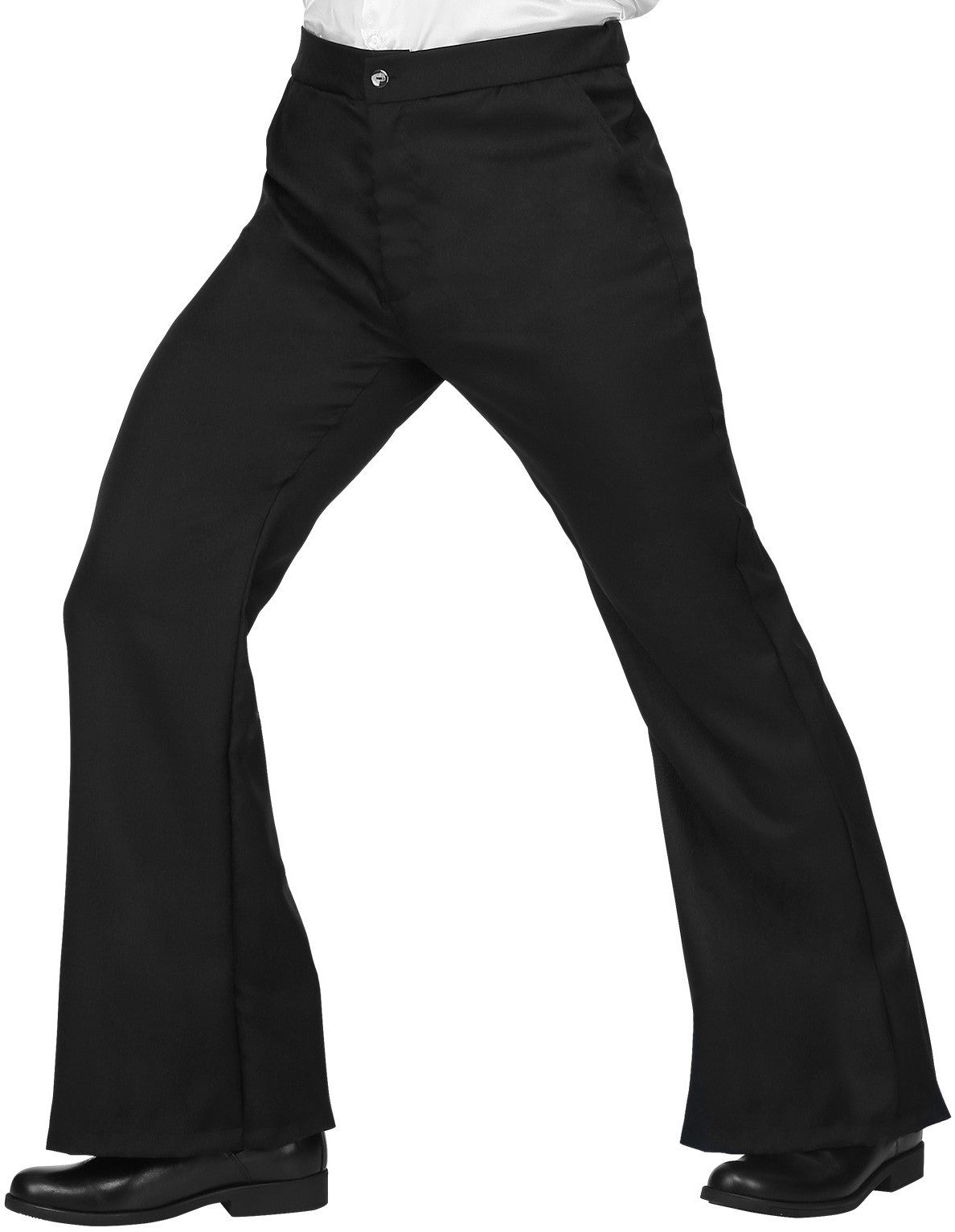 Pantalones de Campana Negros para Hombre