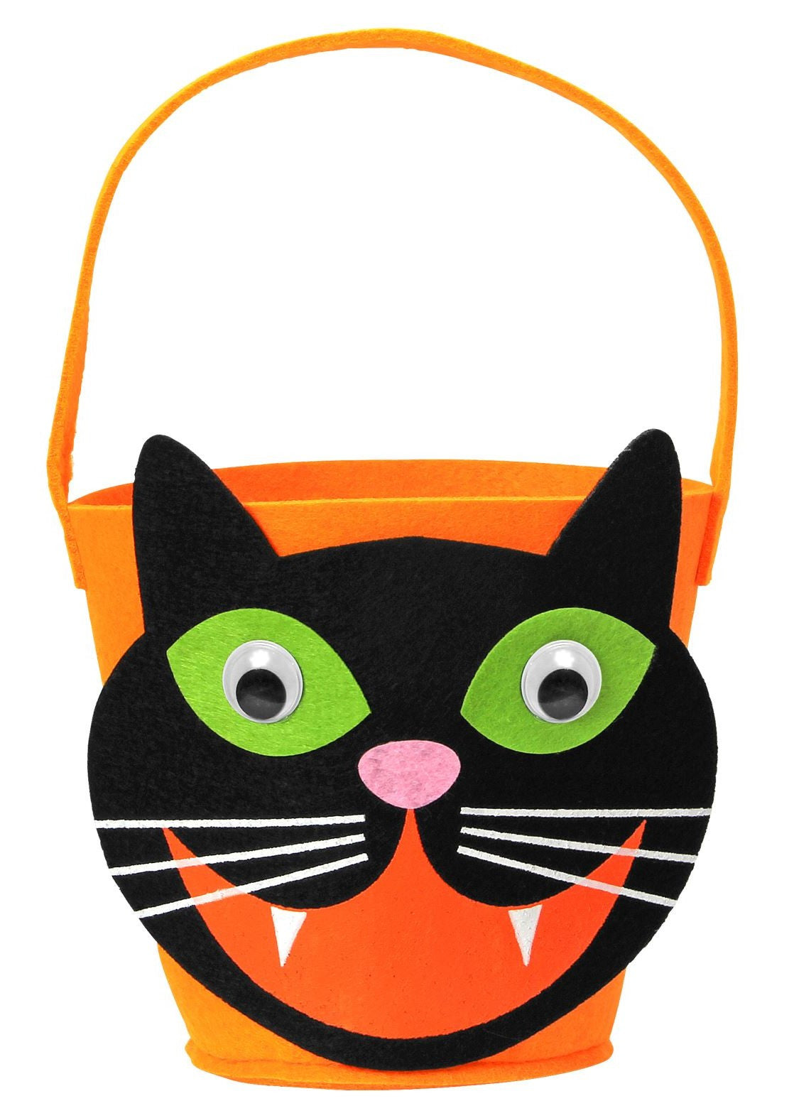 Cesta de Gato Negro de Halloween Infantil