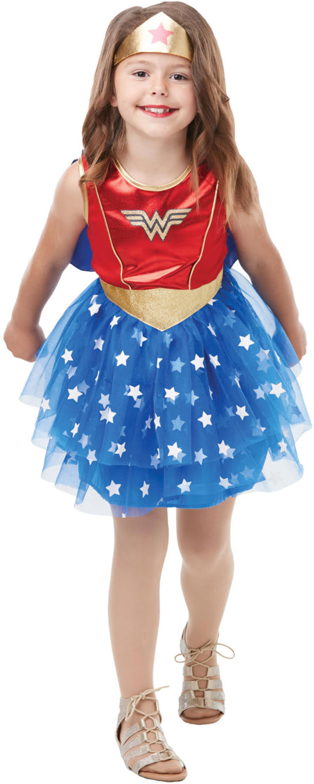 Disfraz de Wonder Woman con Tutú para Niña