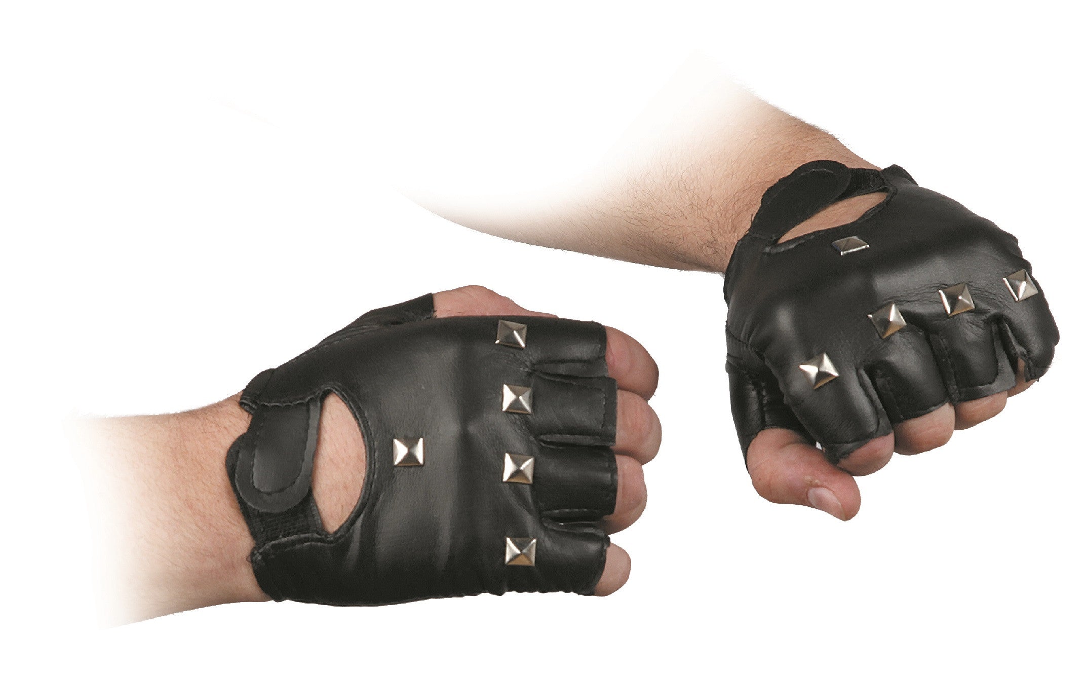 Guantes Punk Negros con Tachuelas