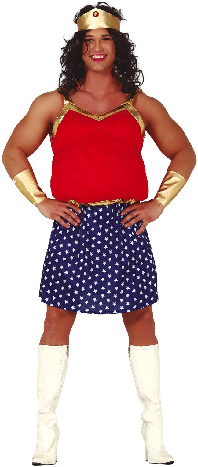 Disfraz de Wonder Lady para Hombre