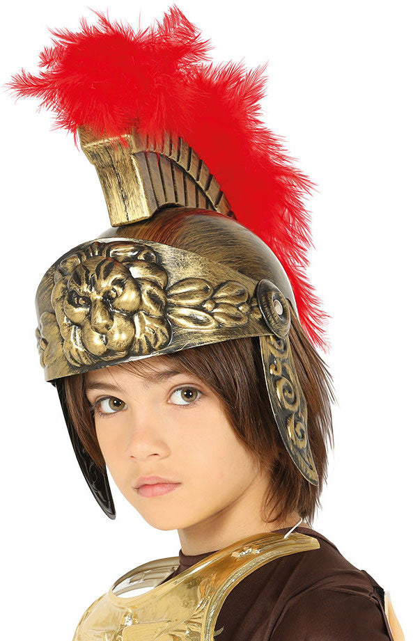 Casco Romano con Penacho Infantil