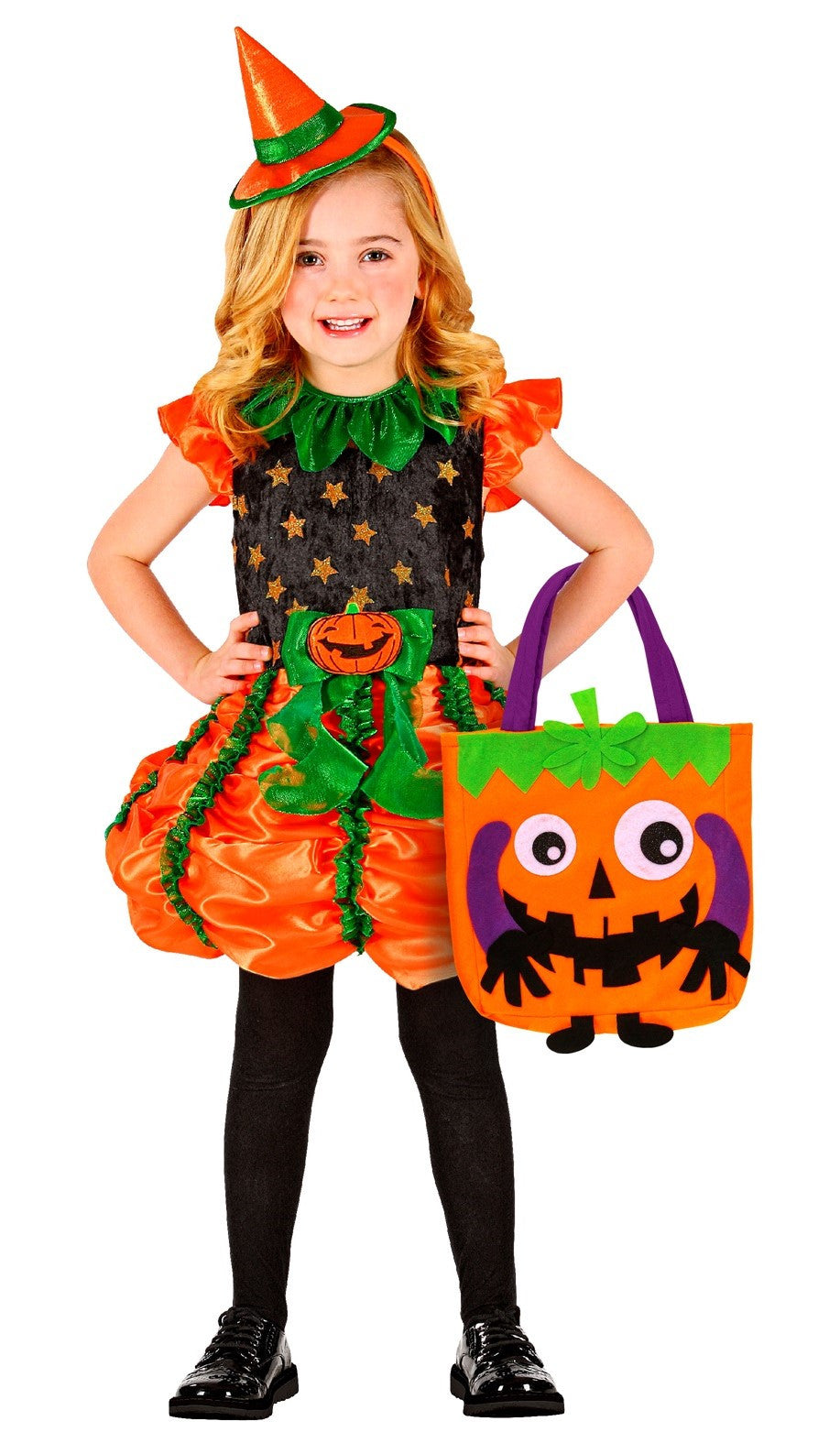 Bolso de Calabaza Divertida de Halloween Infantil