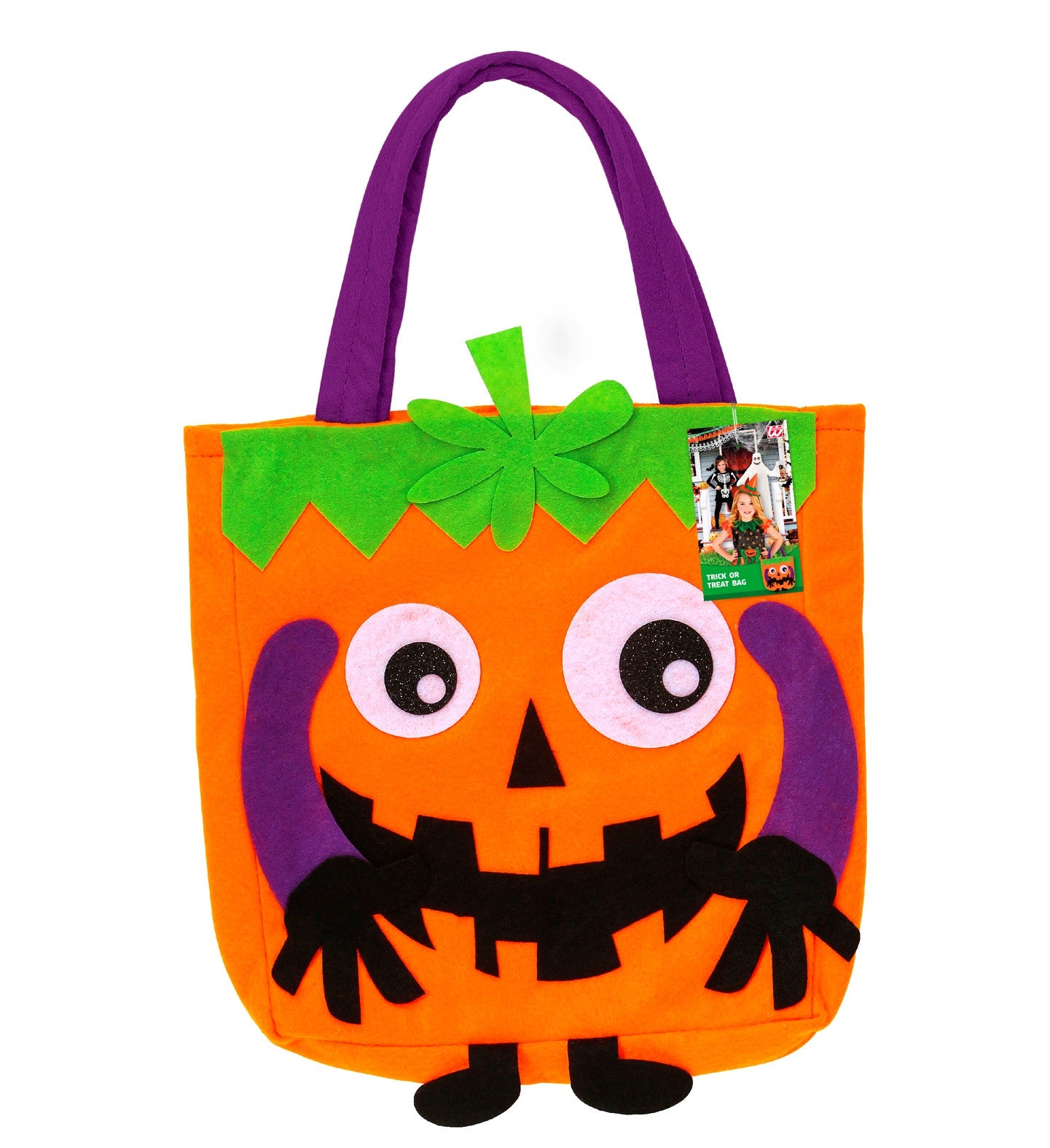 Bolso de Calabaza Divertida de Halloween Infantil