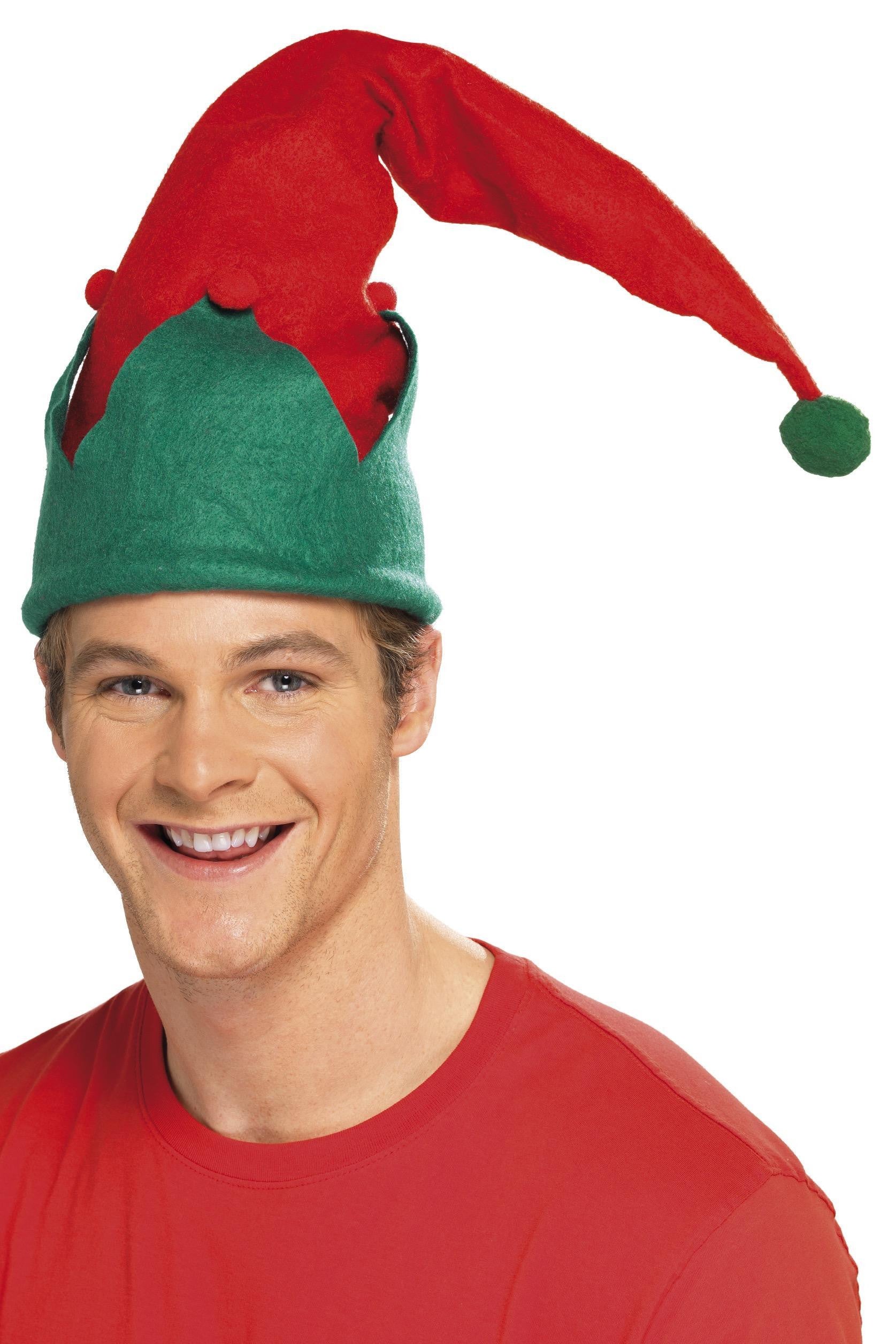 Gorro de Elfo de Papá Noel para Adulto