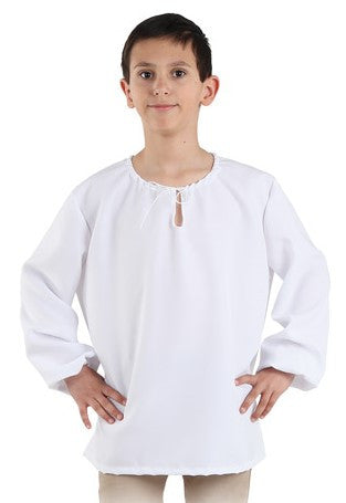 Camisa Medieval Blanca para Niño