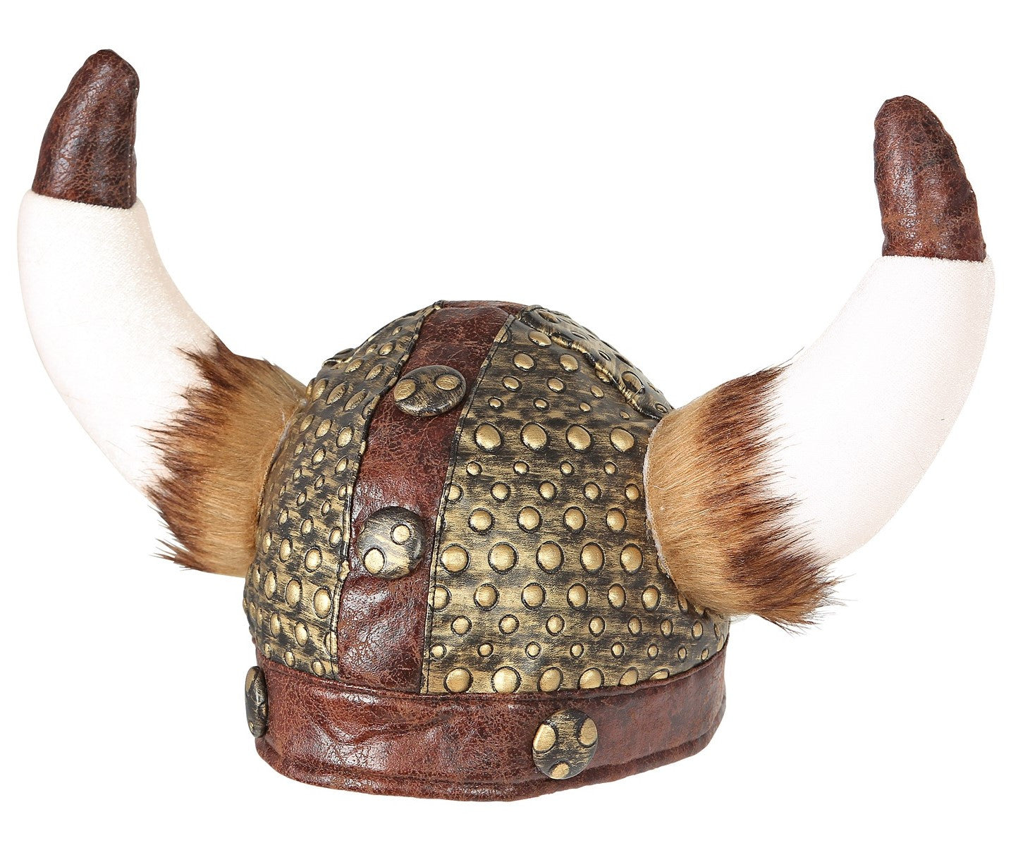 Casco Vikingo con Cuernos de Polipiel