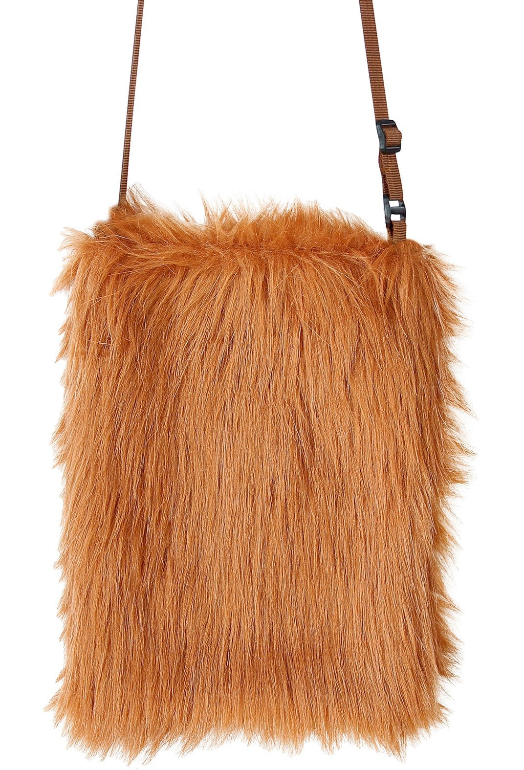 Bolso de Peluche Marrón