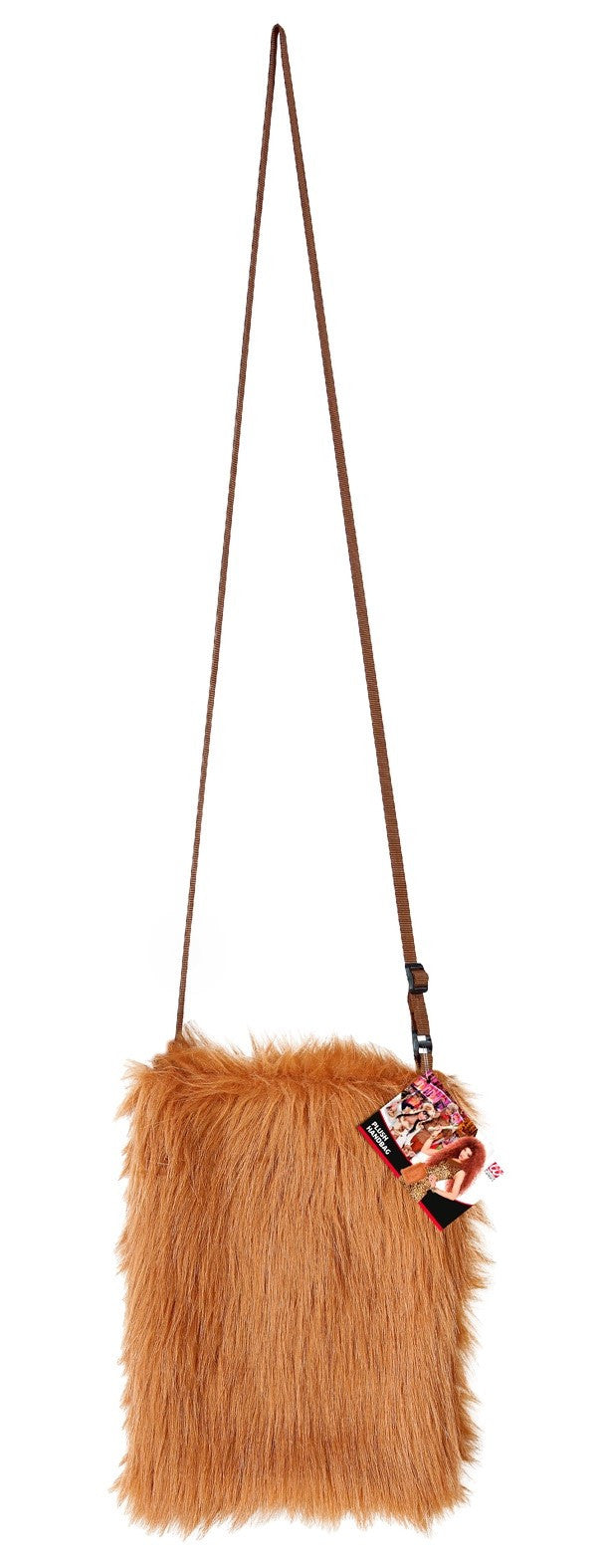 Bolso de Peluche Marrón